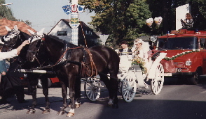 Hochzeitskutsche Feuerwehr